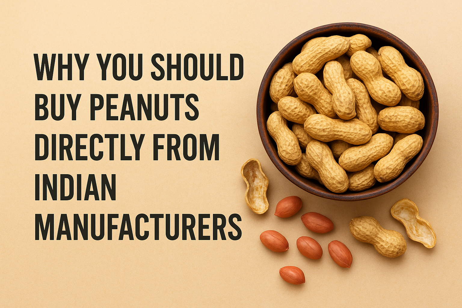 Why You Should Buy Peanuts Directly from a Trusted Peanut Exporter from India
